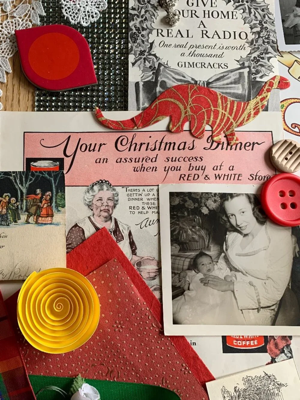Christmas Ephemera for Junk Journaling!  Buyer will receive ALL that's pictured.